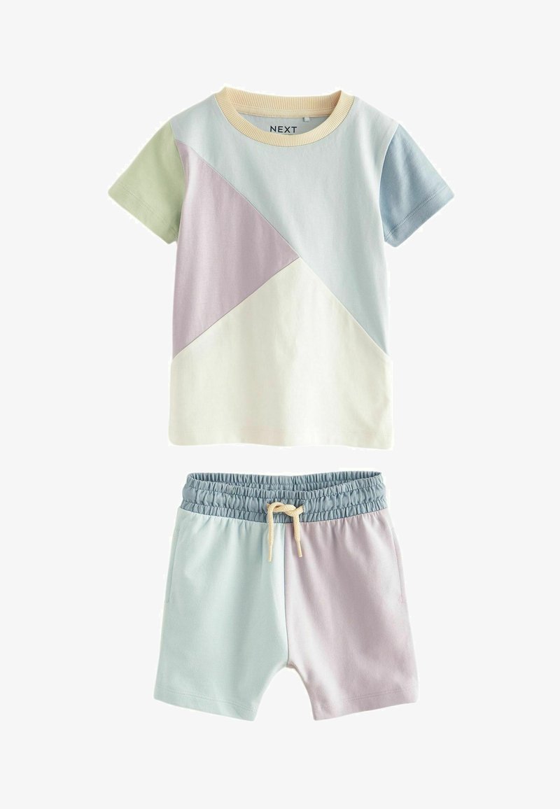 Next SHORT SLEEVE BLOCK SET - Shorts - lilac purple blue