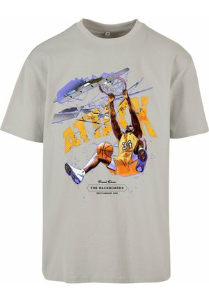 ATTACK PLAYER - T-shirt print - lightasphalt