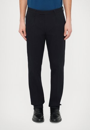 PLEATED TROUSER - Παντελόνι - very dark navy