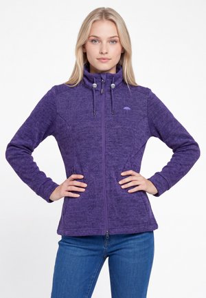 Schmuddelwedda SCHMUDDELWEDDA JACKET - Strickjacke - lilac melange