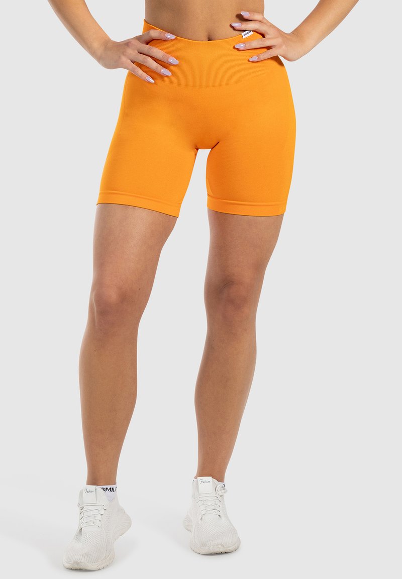 Smilodox EDINA SEAMLESS SCRUNCH - Tights - orange