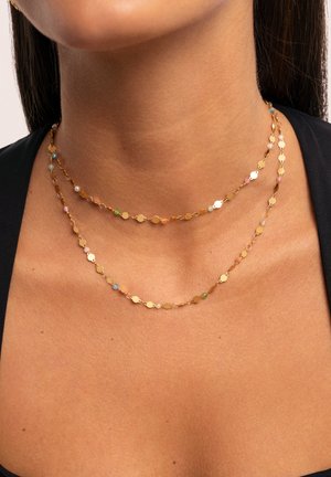 LONG CRYSTALS SOLAR - Necklace - gold-coloured