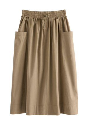 Lindex, LINDEX SPORTY SKIRT LINDEX - A-linjainen hame - light dusty khaki