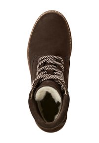 Tamaris ELEGANTE MIT REMOVABLE SOCK - Botines con cordones - mocca