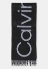 CLASSIC SCARF SIGNITURE - Sciarpa - dark grey/grey melange