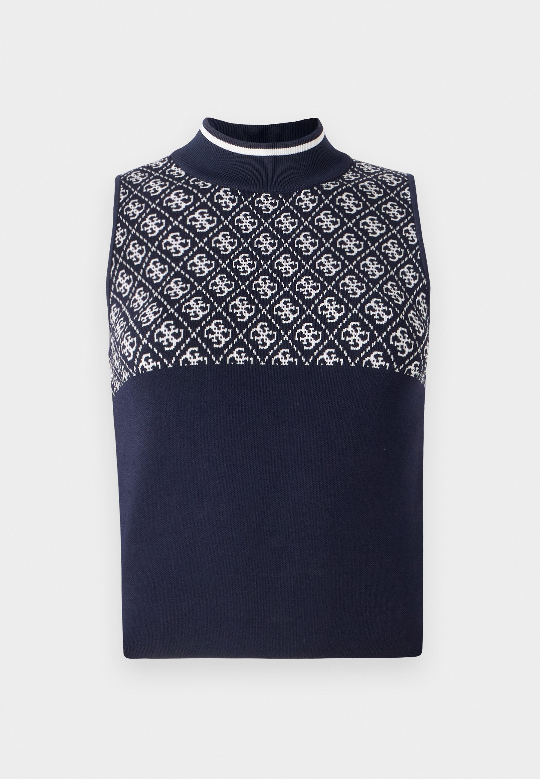 売れ筋商品|||ゲス ニット&セーター レディース アウター LISE - Jumper - smart blue/cream Guess LISE - Jumper - smart blue/cream/dark blue - Zalando
