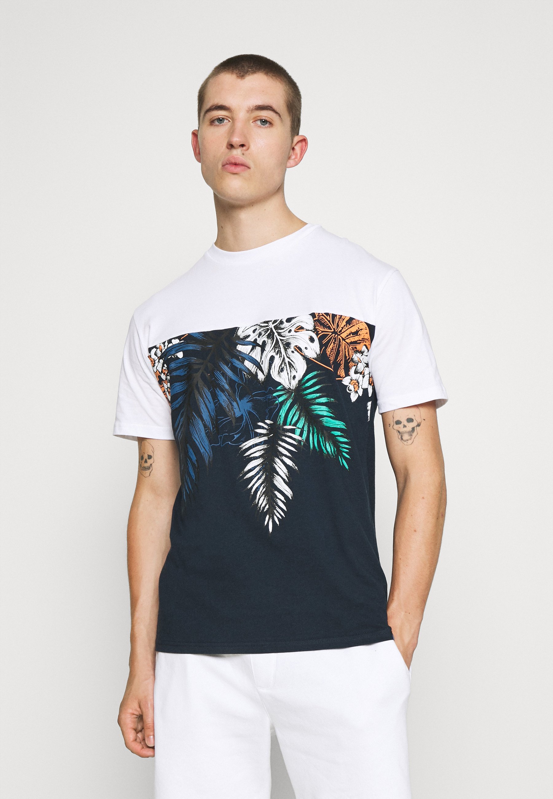 Newport Bay Sailing Club TROPIC - T-shirt con stampa - white/bianco -  Zalando.it