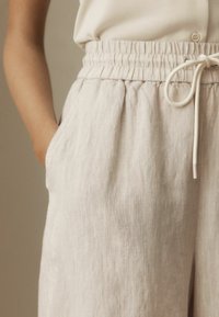 Next PREMIUM WIDE LEG - Hlače - natural