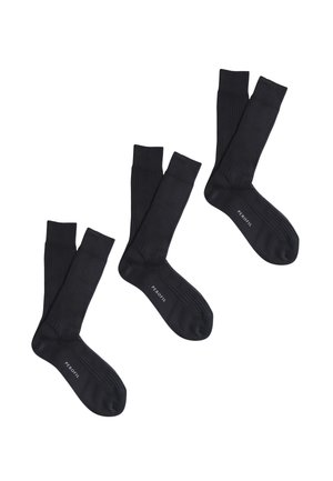 3 PACK FILO DI SCOZIA - Calze - antracite