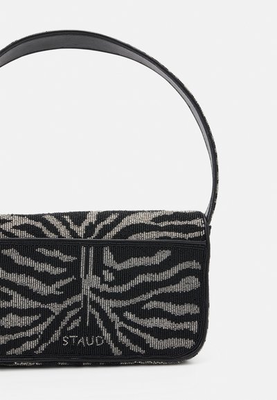 STAUD BEADED BAG - Handväska - black/white