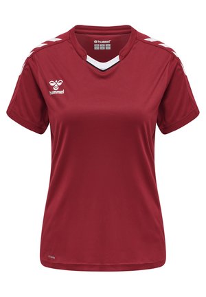 Hummel CORE - Sport T-Shirt - maroon