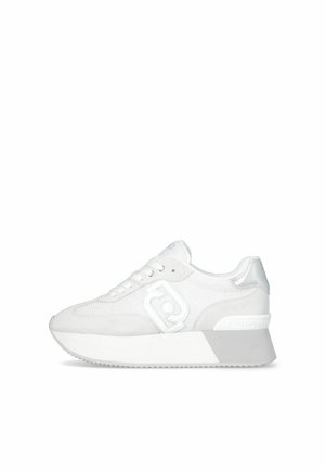 LIU JO BRIGHTY   MESH PLATFORM SNEAKERS - Sneakers basse - silver colour