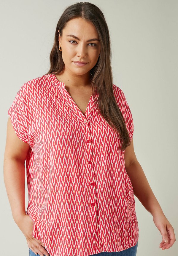 ZIG ZAG PRINT  - Hemdbluse