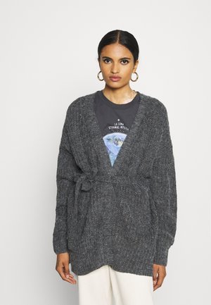 VITIKTA CARDIGAN - Cardigan - dark grey melange