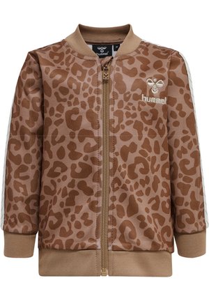 Sweater met rits - beaver fur
