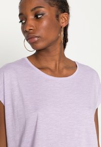 Noisy May NMMATHILDE LOOSE LONG - T-shirt básica - pastel lilac