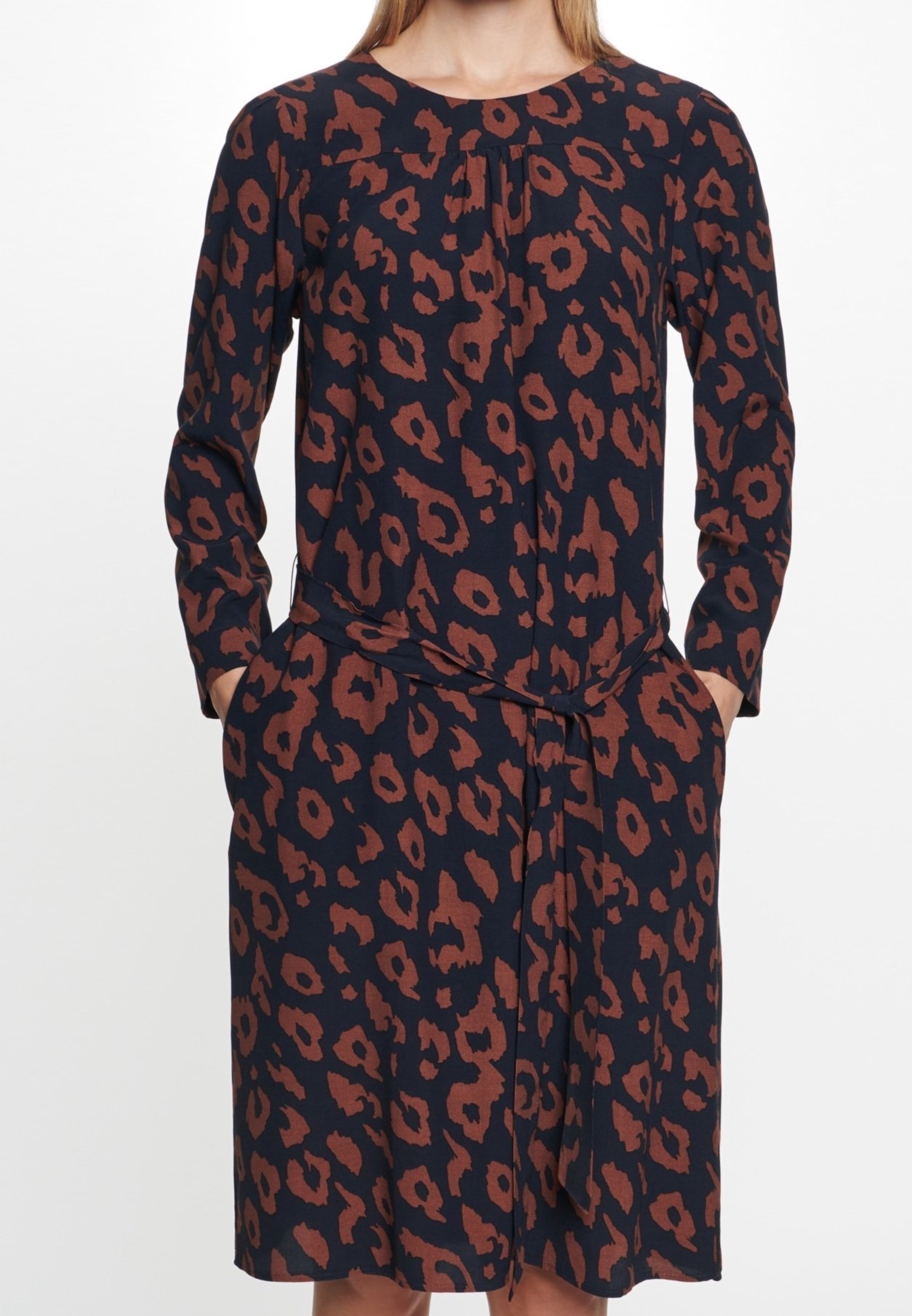 Seidensticker Day dress - dark blue - (Pre-owned) - Zalando.ie