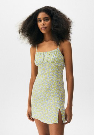 GATHERED DETAIL - Cocktail dress / Party dress - green