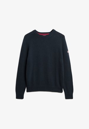 Superdry & Co Striktrøje - deep navy