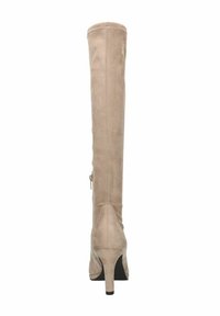 Manfield Laarzen met hoge hak - beige