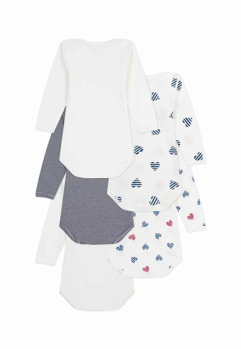 Petit Bateau Body De Algodón A Rayas De Manga Larga Para Bebés, Paquete De 3 Unidades De Estilo A01TB Tallas De 3 A 36 Meses, Variante 1