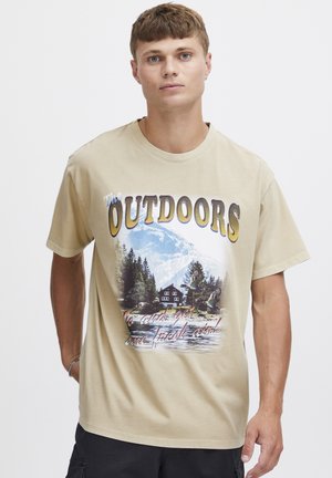 SDHAMOOD - T-shirt print - oatmeal