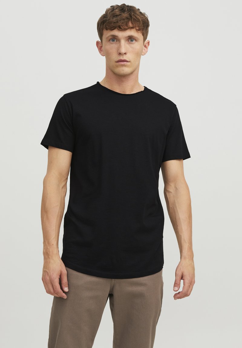 Jack & Jones - EBASHER TEE O-NECK  - Camiseta básica - black, Ampliar