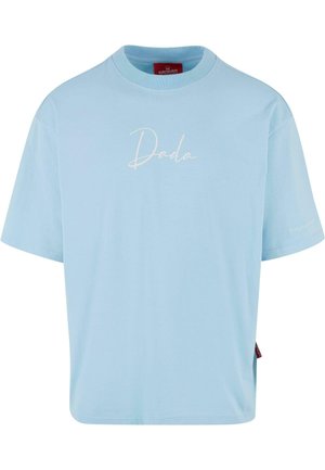 SUPREME SIGNATURE - Print T-shirt - babyblue