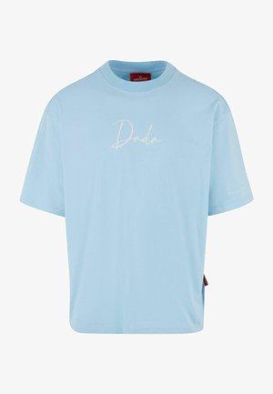 DADA SUPREME SIGNATURE - Print T-shirt - babyblue