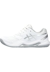 ASICS - GEL-DEDICATE 8 CLAY - da tennis per terra battuta - white pure silver Immagine in miniatura 1