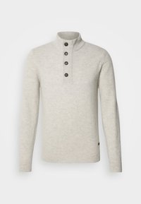 ESSENTIAL PATCH JUMPER - Trui - pearl