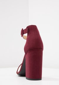 New Look Sandali con tacco - dark red