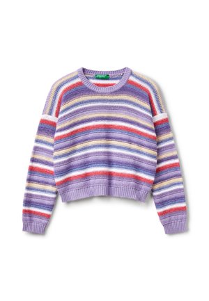 STRIPED - Jumper - violet