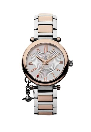 QUARZ ORB - Montre - roségold   silber