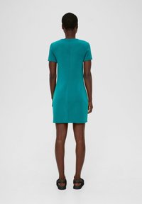 s.Oliver MIT OVERLOCKNÄHTEN - Denné šaty - petrol
