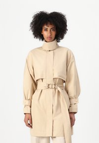 TWINSET - OVERCOAT - Šineļveida mētelis - beige Miniatūras attēls 1