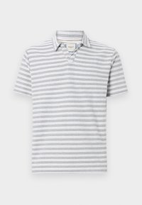 PEROTTO - Polo shirt - white/grey