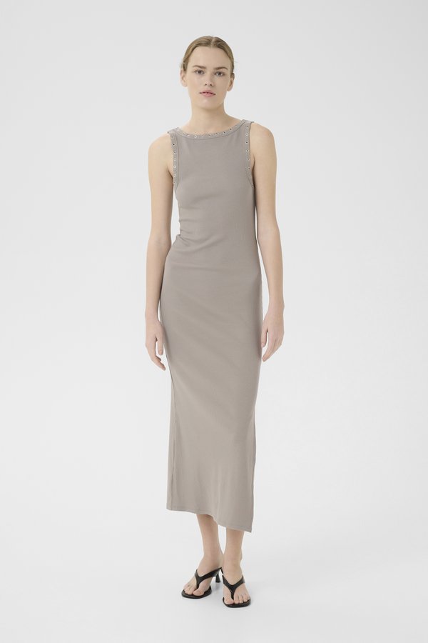 DREW REVERSIBLE EYELET DRESS - Jersey dress - rock ridge