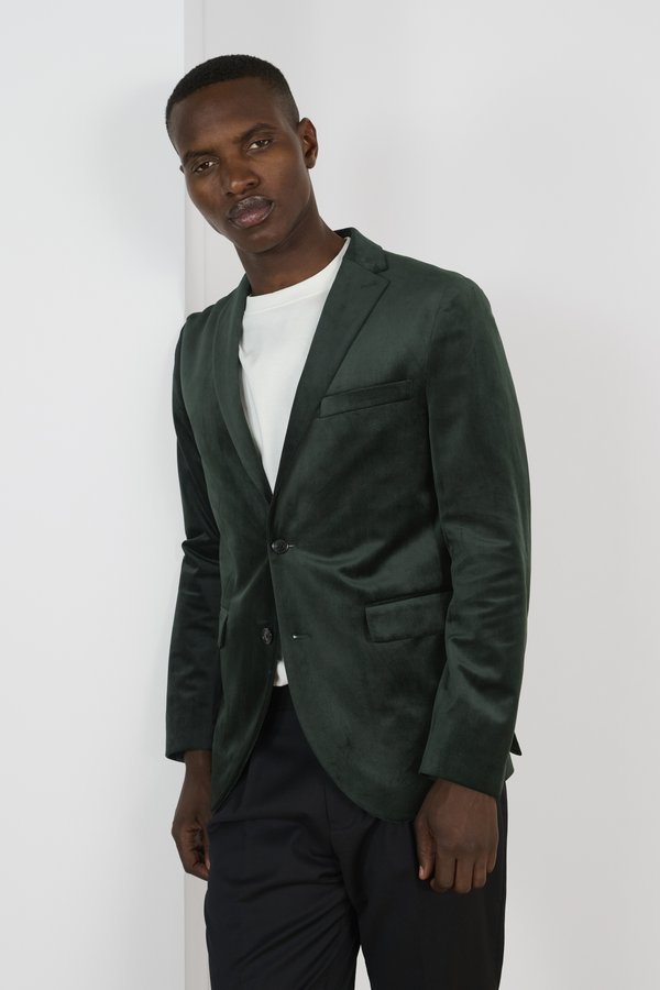 MAGEORGE ELEGANT VELVET BLAZER - Sakko - scarab