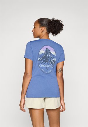Patagonia DAILY GRAPHIC LANDS - Sports T-shirt - blue