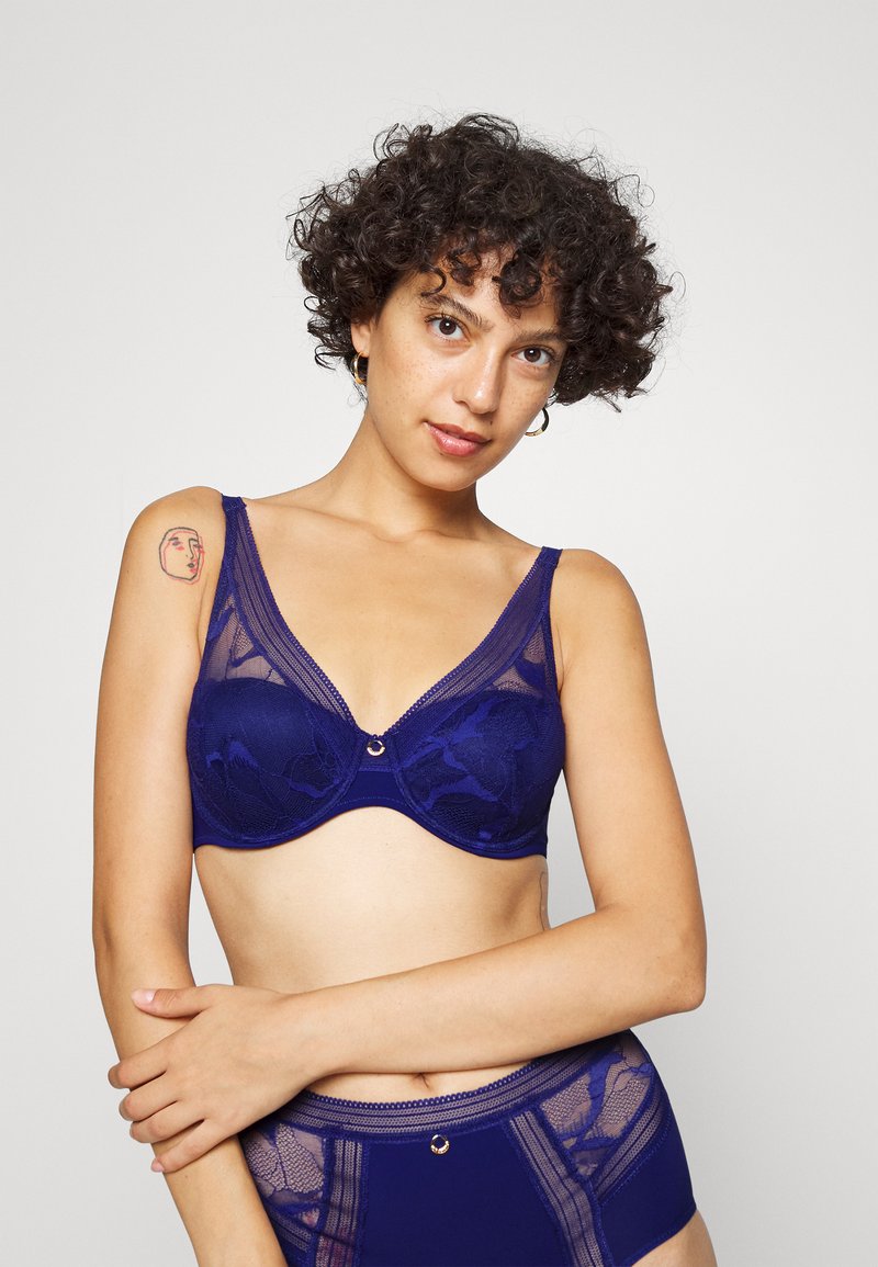 Chantelle TRUE TIEF - Sutiã triangular - danube blue