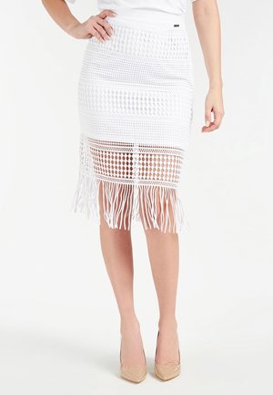 Guess, Jupe crayon - white