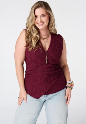 MS Mode, TOP - Blouse - bordeaux