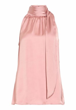 VILA, TOP VISOFIE HALTERNECK - Blouse - nostalgia rose