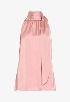 VILA, TOP VISOFIE HALTERNECK - Blouse - nostalgia rose