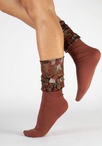 Calzitaly GEOMETRIC STYLE - Calcetines - orange