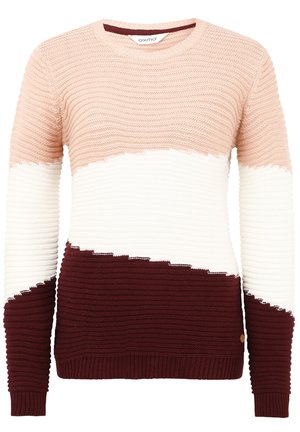 Oxmo OXOLMA - PULLOVER - Strickpullover - mahogany rose