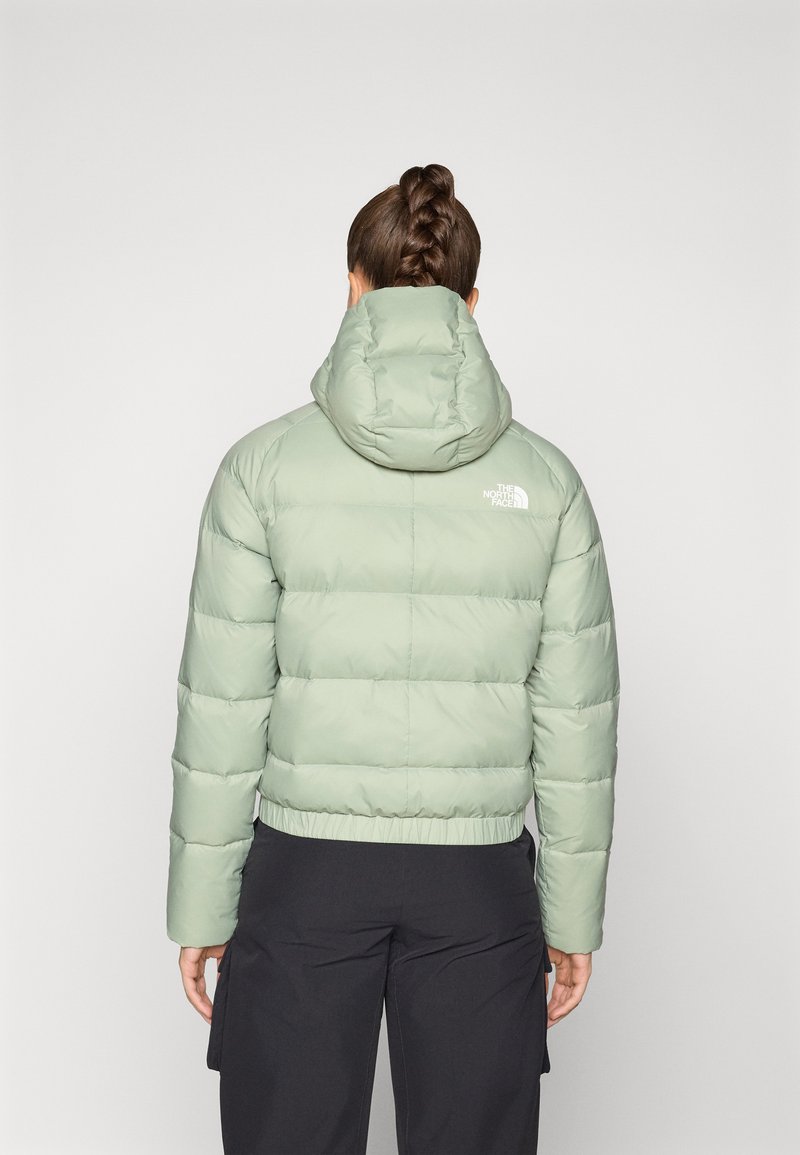 The North Face HYALITE HOODIE Daunenjacke slate moss/hellgrün