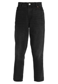 Monki Džíny Relaxed Fit - black