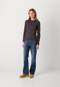 Lindex KATARINA - Pikkade varrukatega topp - dark navy